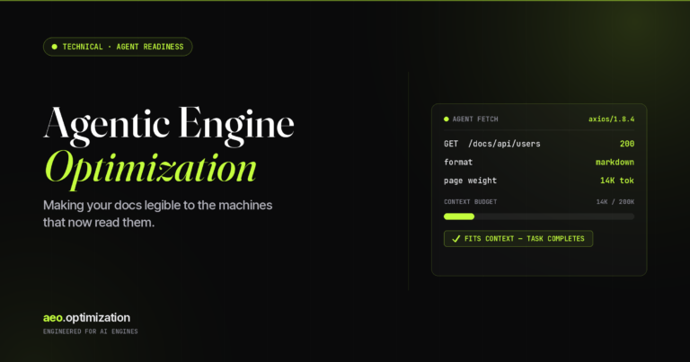 agentic engine optimization